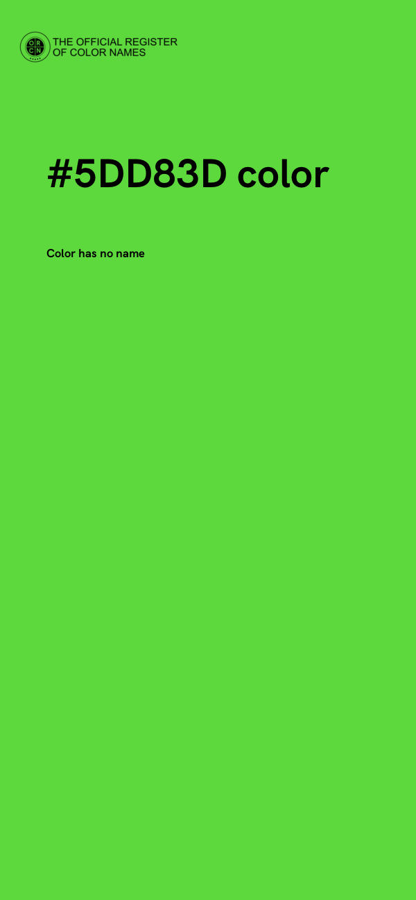 #5DD83D color image