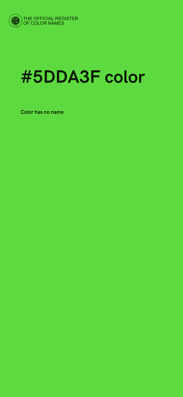 #5DDA3F color image