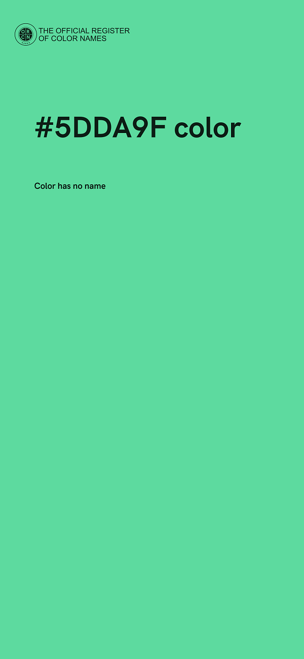 #5DDA9F color image