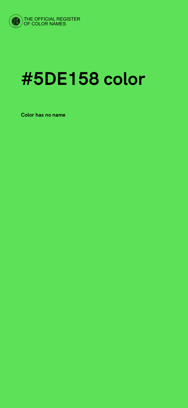 #5DE158 color image