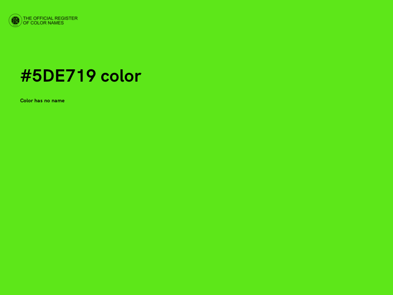 #5DE719 color image