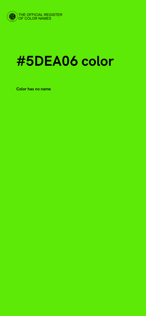 #5DEA06 color image