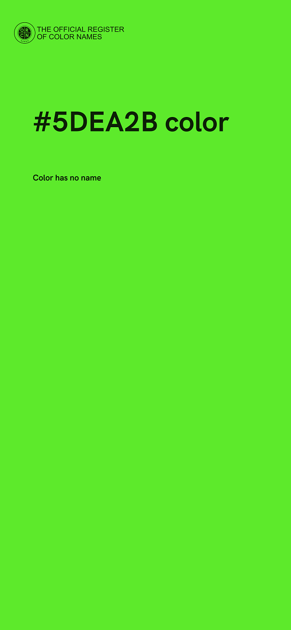 #5DEA2B color image