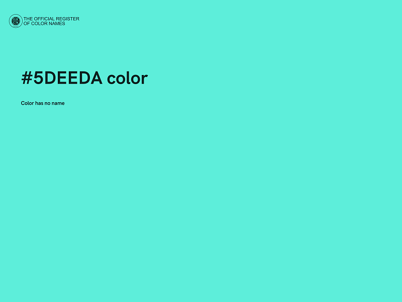 #5DEEDA color image