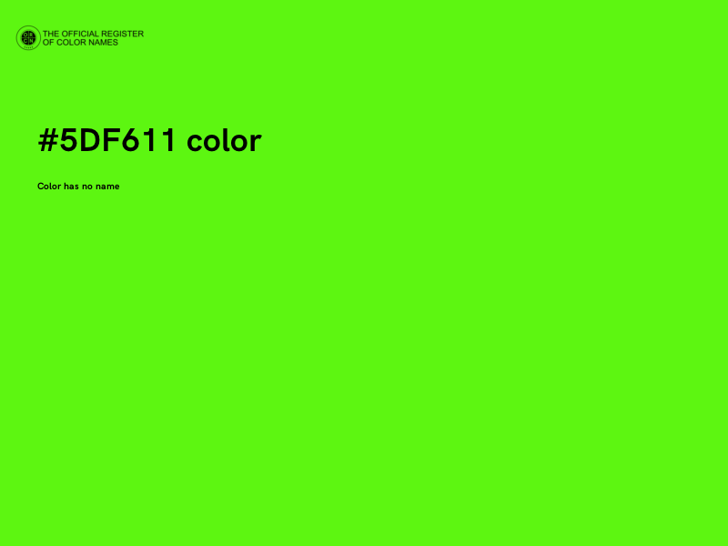 #5DF611 color image