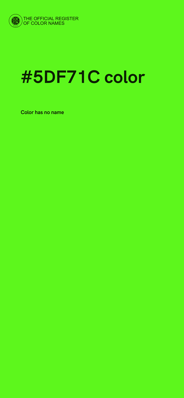 #5DF71C color image
