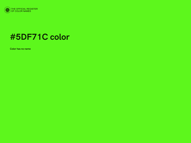 #5DF71C color image