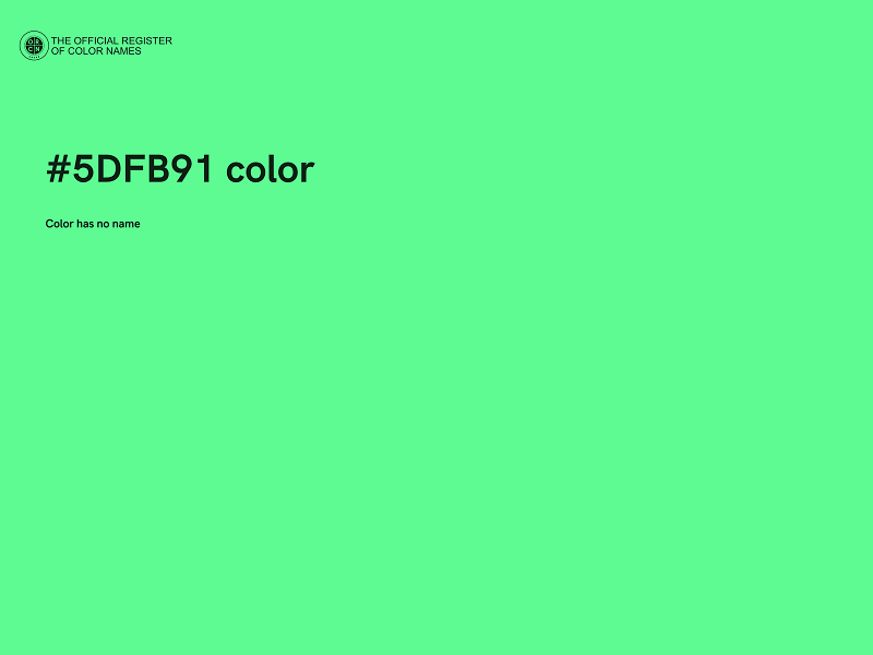 #5DFB91 color image