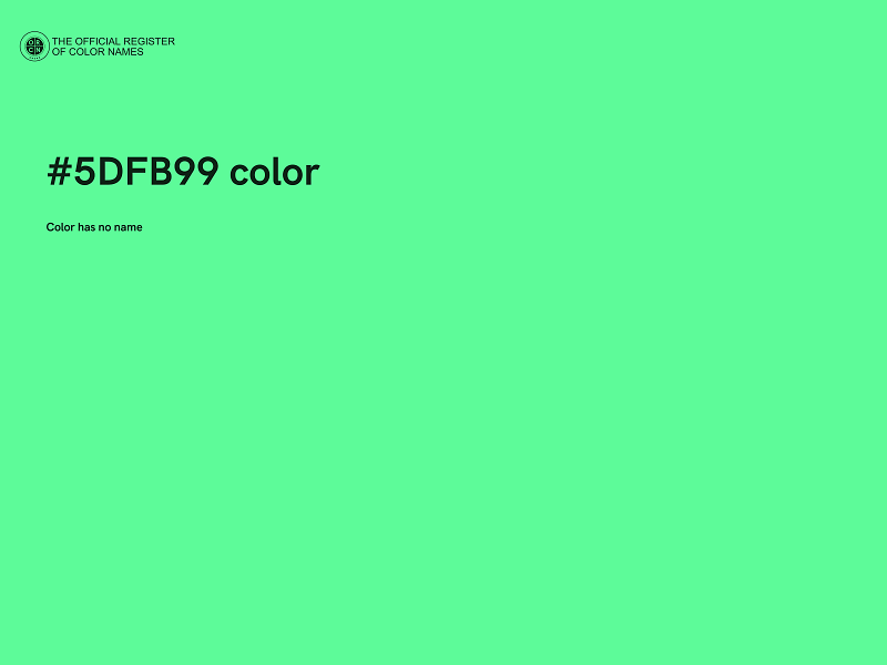 #5DFB99 color image