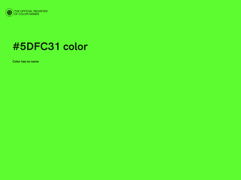 #5DFC31 color image