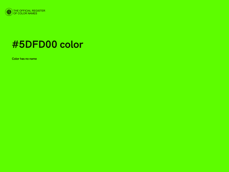 #5DFD00 color image