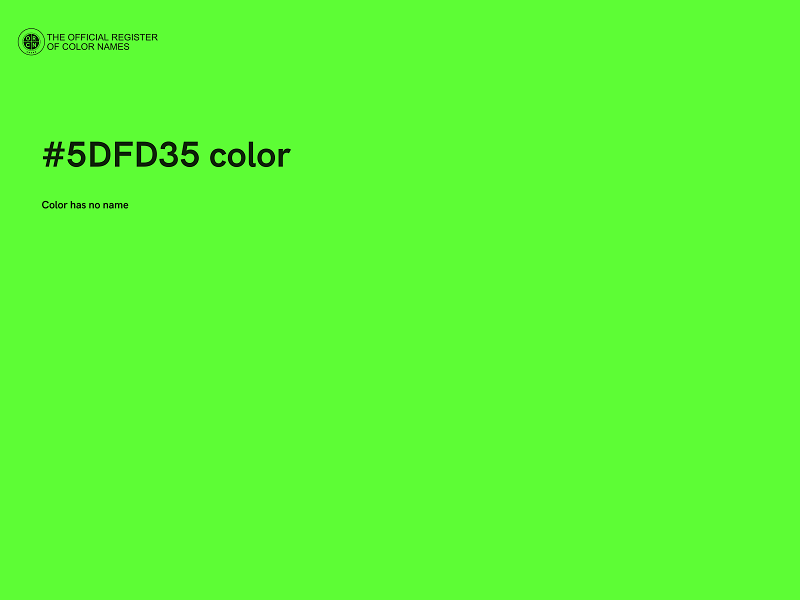 #5DFD35 color image