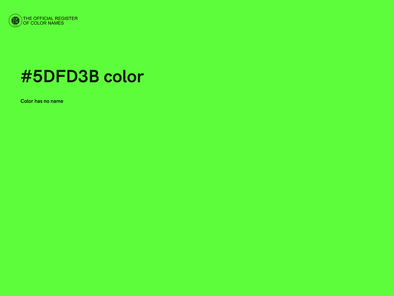 #5DFD3B color image