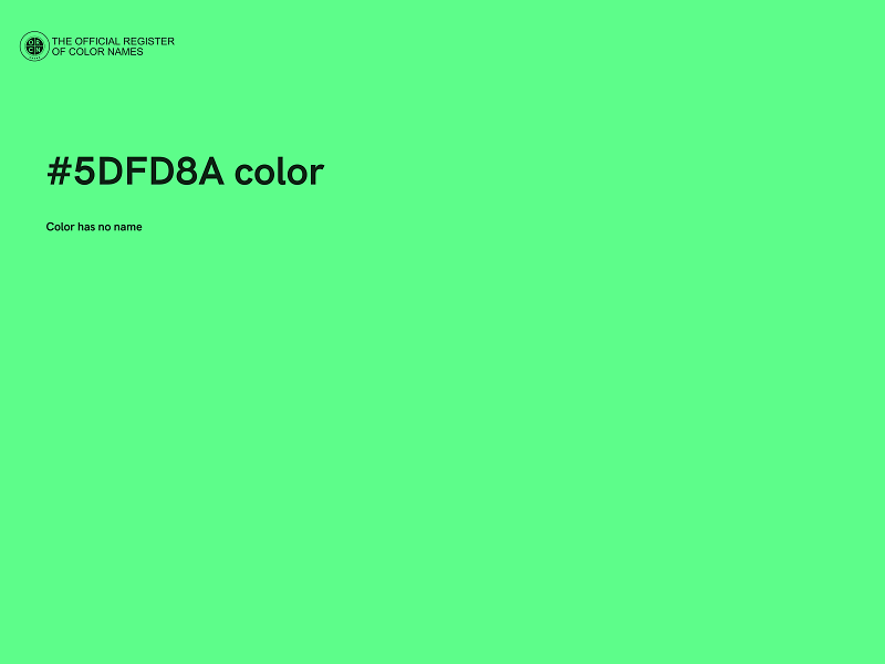 #5DFD8A color image