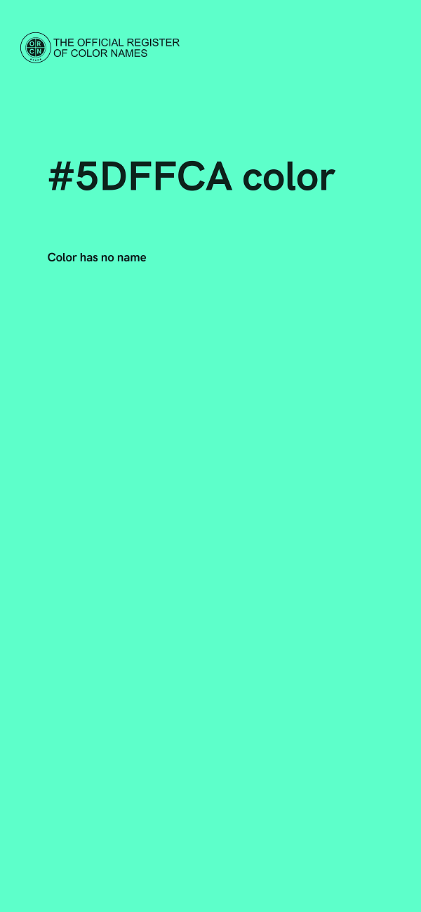 #5DFFCA color image