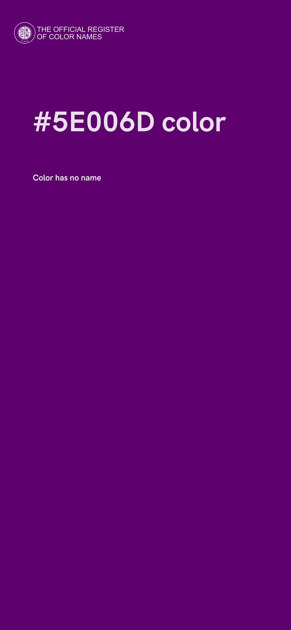#5E006D color image