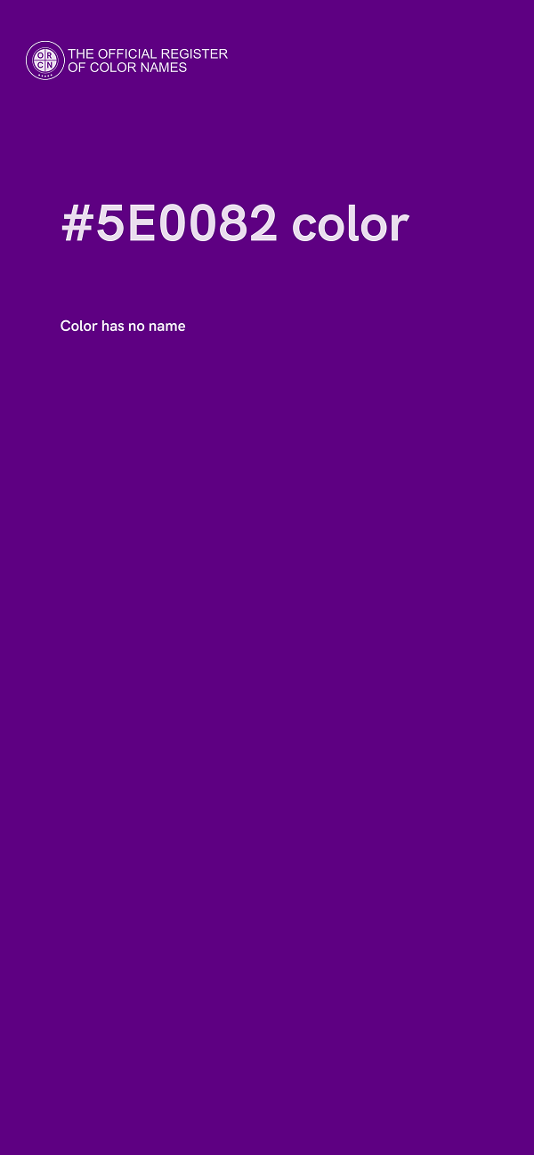 #5E0082 color image
