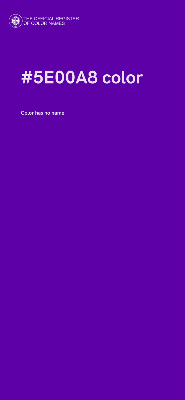 #5E00A8 color image