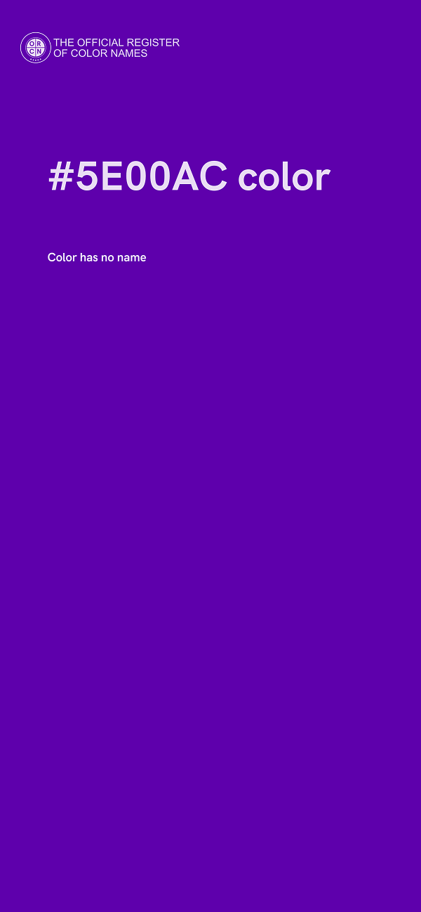 #5E00AC color image