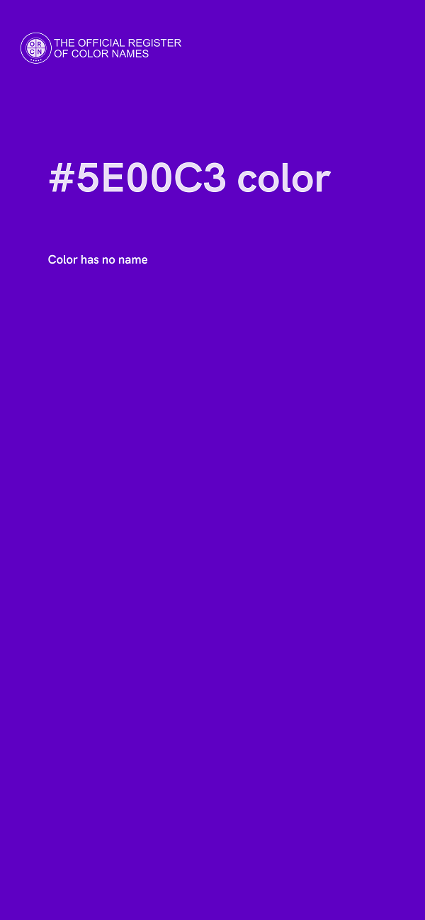 #5E00C3 color image