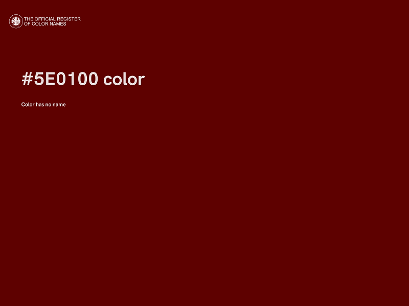 #5E0100 color image