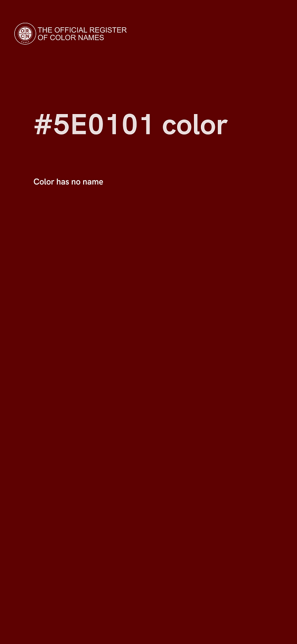 #5E0101 color image