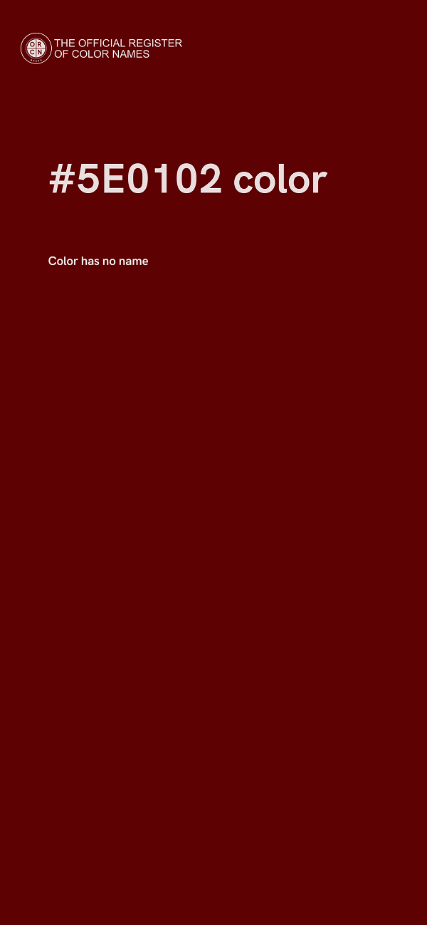 #5E0102 color image