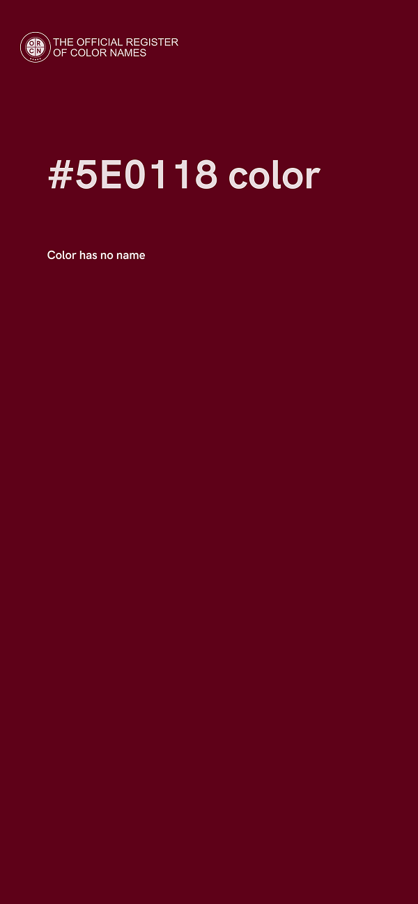 #5E0118 color image