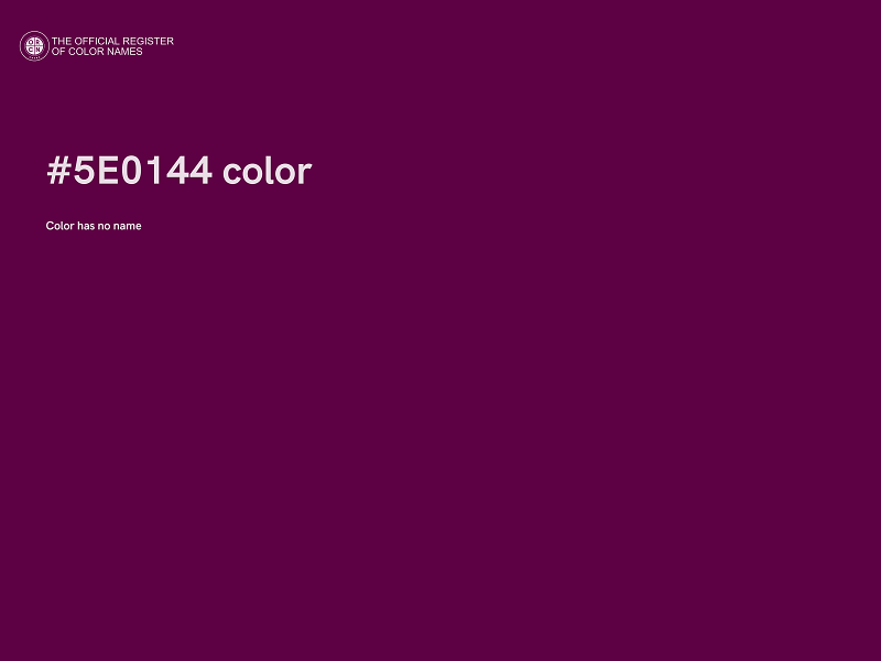 #5E0144 color image