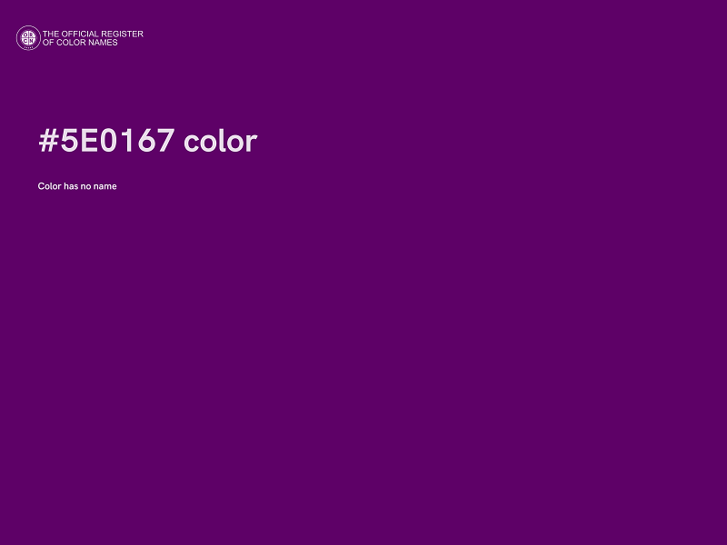 #5E0167 color image