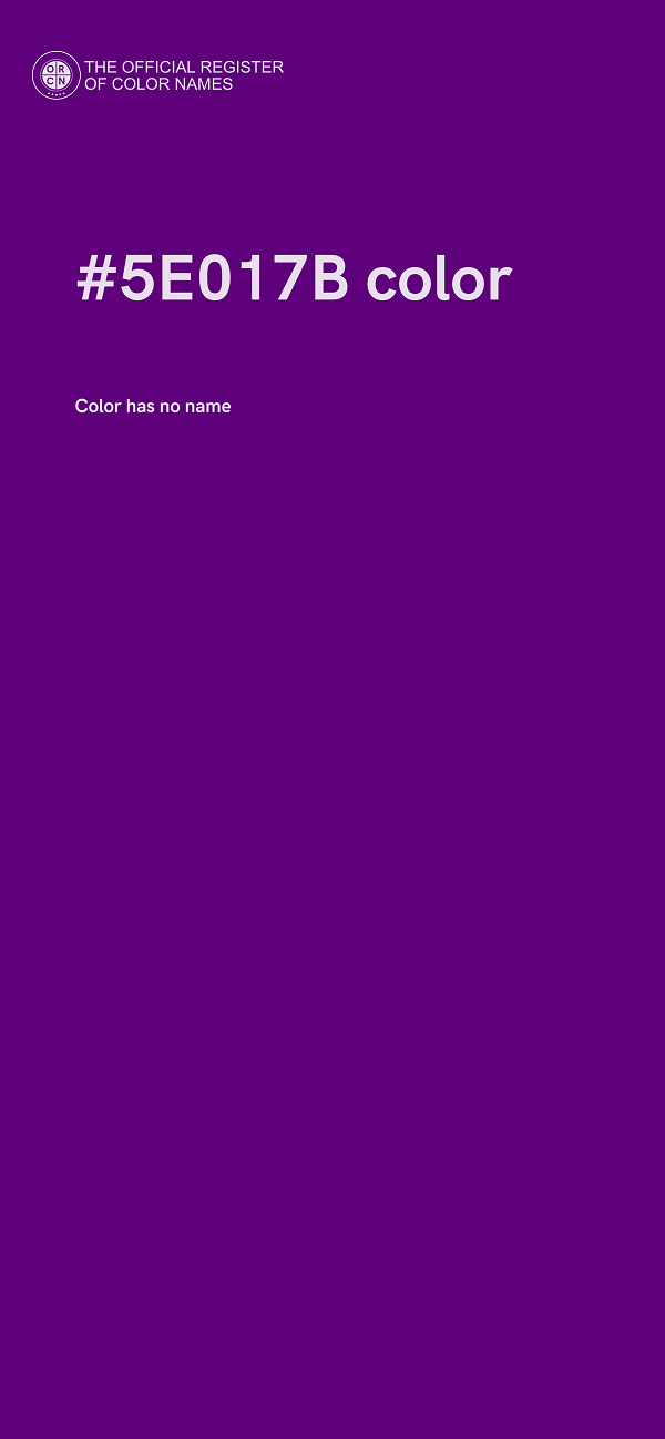 #5E017B color image