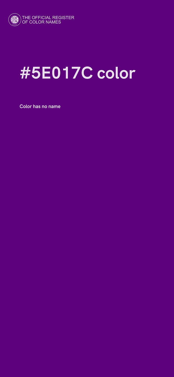 #5E017C color image