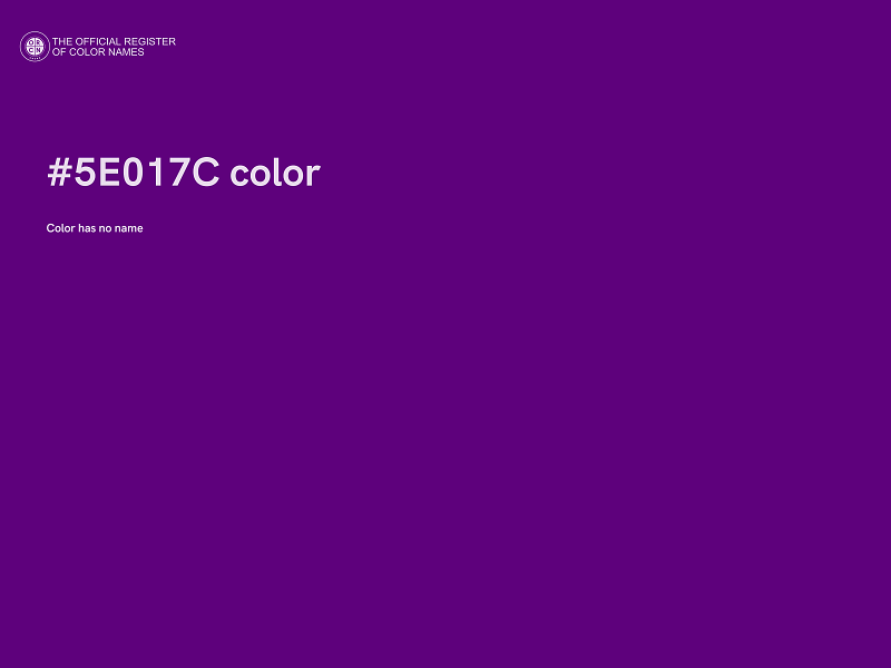 #5E017C color image