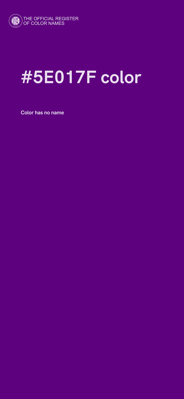 #5E017F color image