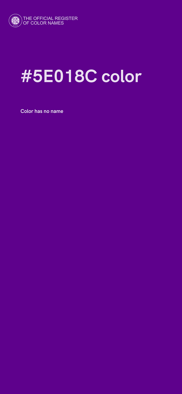 #5E018C color image