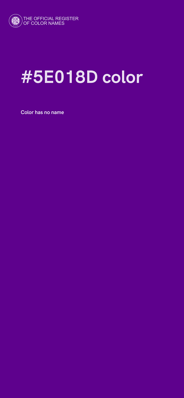 #5E018D color image