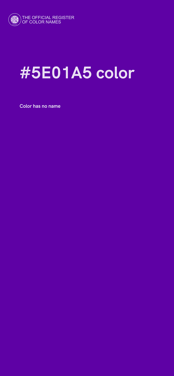 #5E01A5 color image