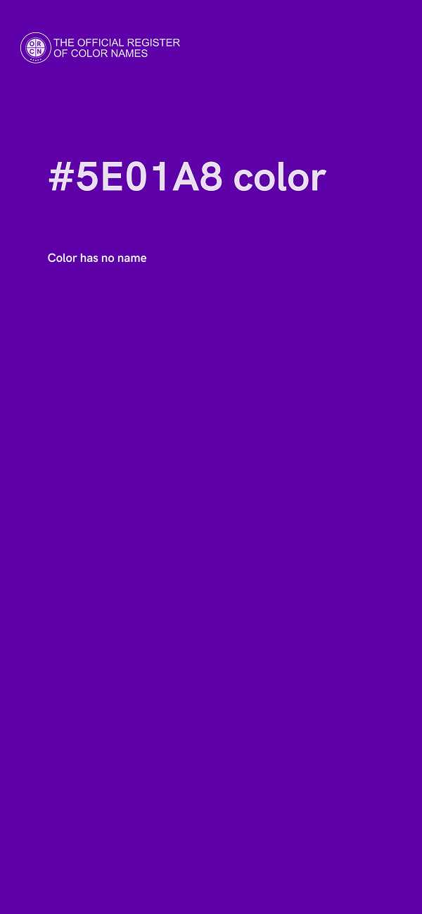 #5E01A8 color image