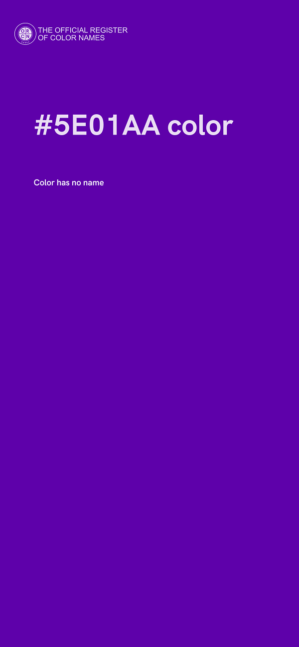 #5E01AA color image
