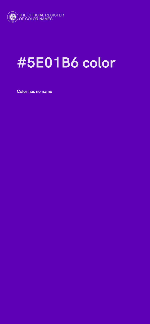 #5E01B6 color image