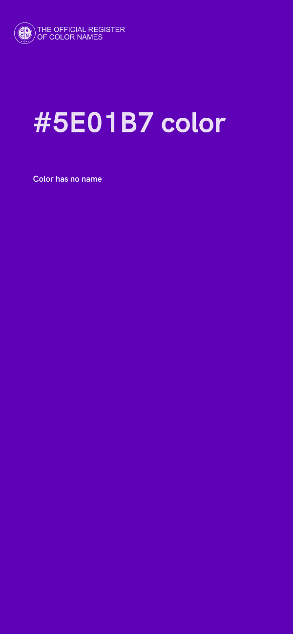 #5E01B7 color image