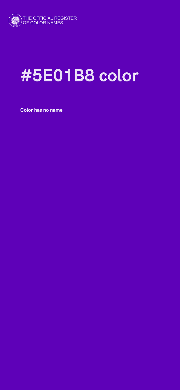 #5E01B8 color image
