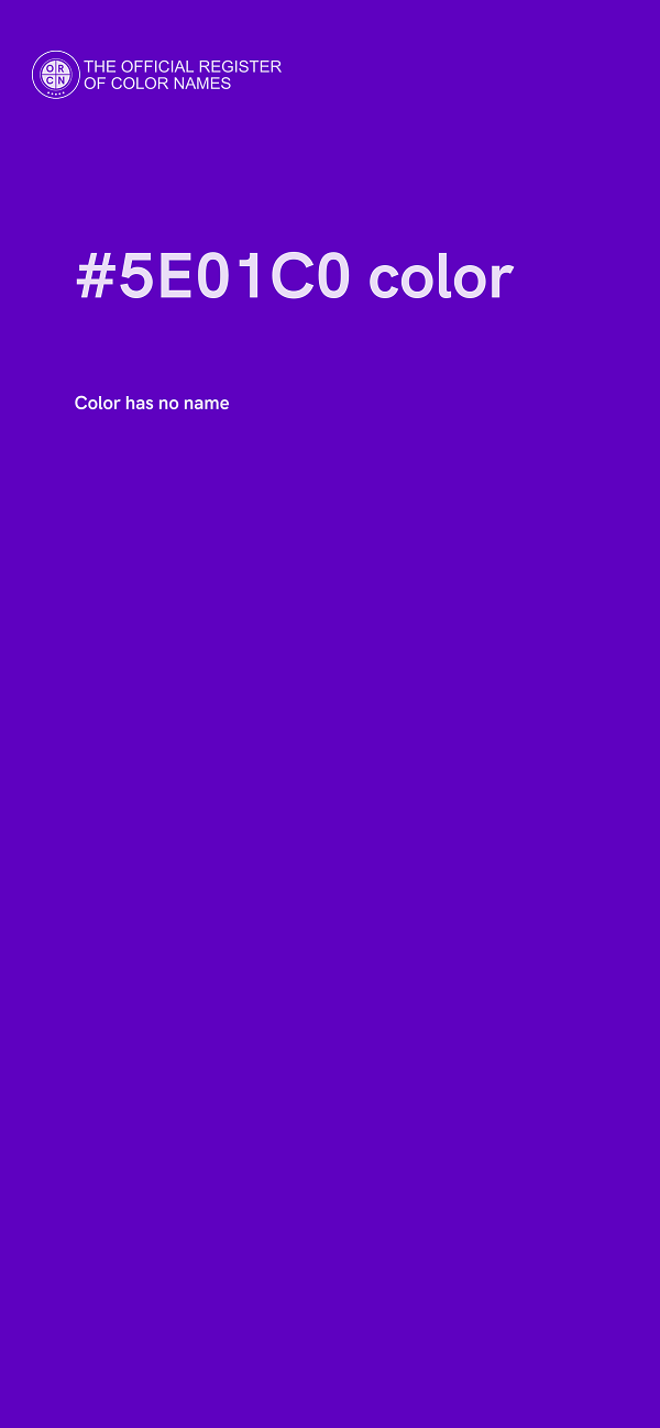 #5E01C0 color image