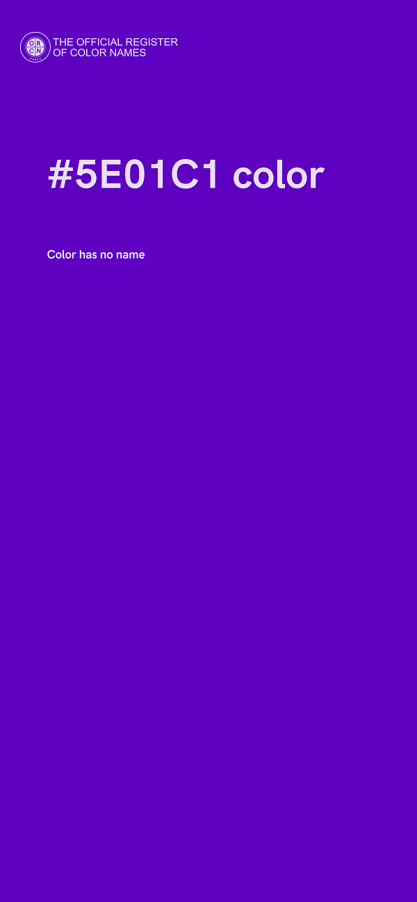 #5E01C1 color image