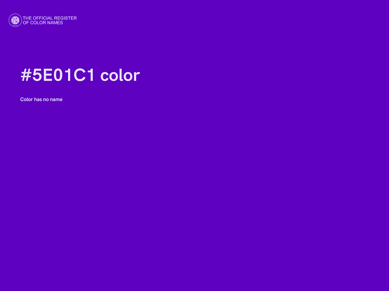 #5E01C1 color image