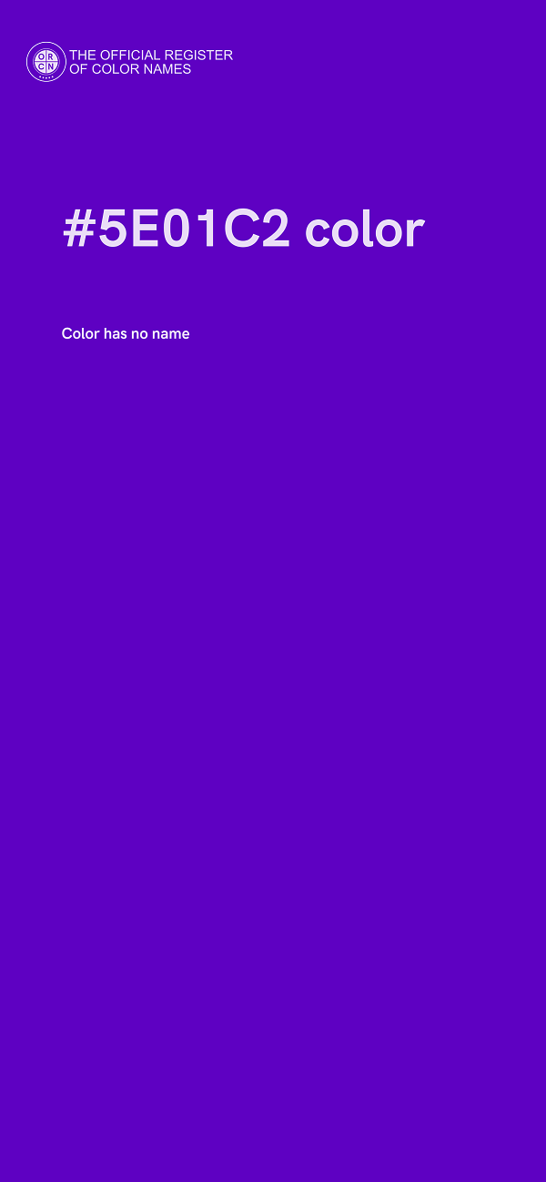 #5E01C2 color image