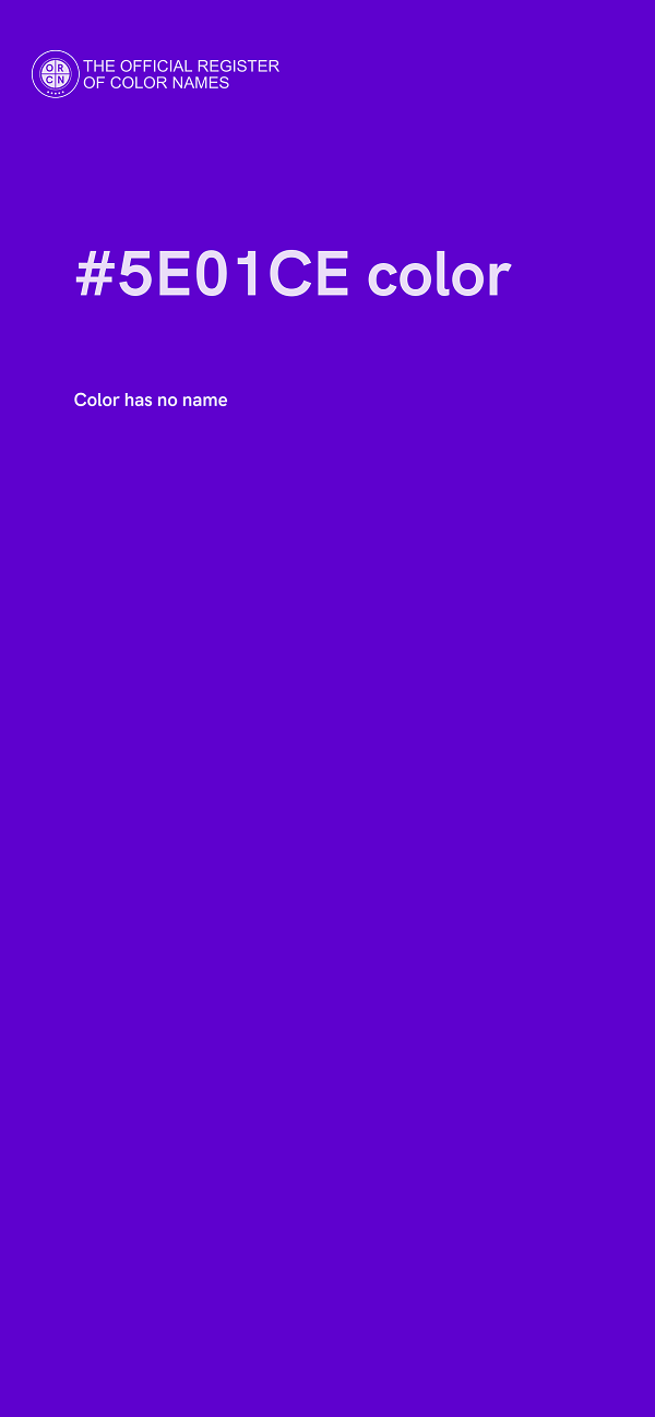 #5E01CE color image