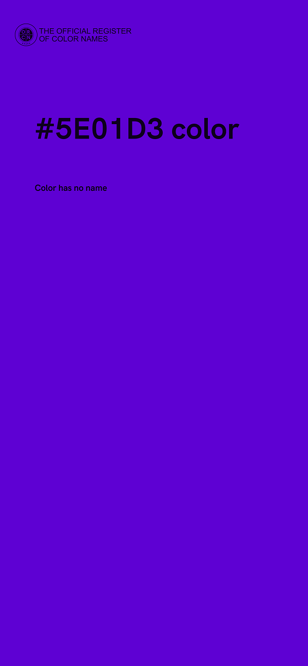 #5E01D3 color image