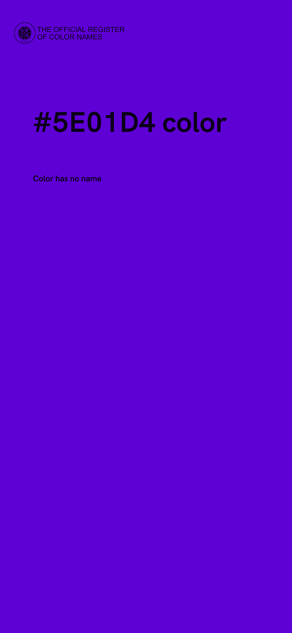 #5E01D4 color image