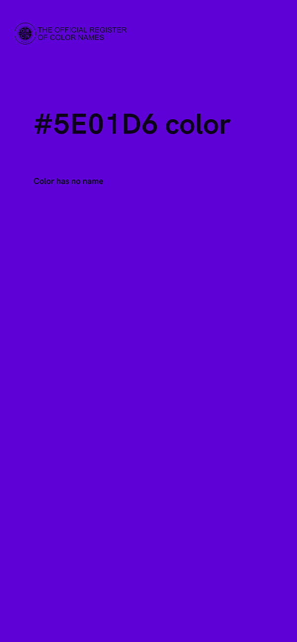 #5E01D6 color image